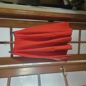 Elegant Red Women's Skirt
